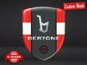 Bertone Autoemblem Hochwertig Professionell Drift Anpassbar